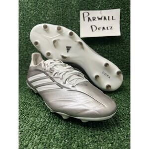 Adidas Copa Pure 4 Pro Firm Ground FG Soccer Cleats Silver White Men's 9 JQ0423